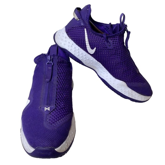 Nike Other - Nike PG AIR STROBEL Men Size 9 Basketball Shoes Mesh Zipper Closure CW4134-501